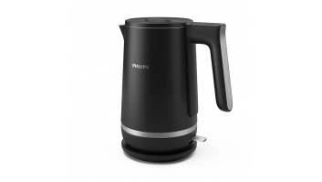 Akcija! PHILIPS Double Walled Kettle 5000. sērijas tējkanna, 1.7L, melna