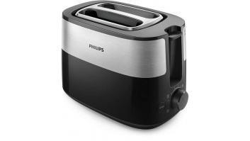 Akcija! PHILIPS Daily Collection Tosteris, 830 W (melns)