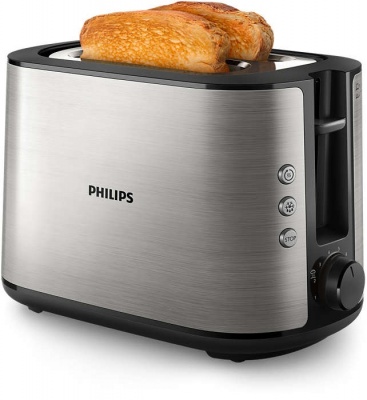 Akcija! PHILIPS Viva Collection tosteris, sudraba