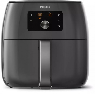 (V)Akcija! PHILIPS karstā gaisa katls, 2225 W, tumši pelēks