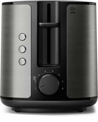 PHILIPS Viva Collection tosteris, melns