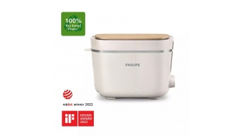 Akcija! PHILIPS Eco Conscious Edition Tosteris, 830W, zīda balti matēts