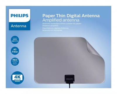 Akcija! PHILIPS TV antena ar 48 dB pastiprinātāju