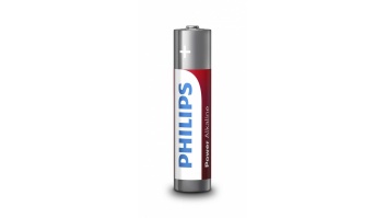 PHILIPS baterijas Power Alkaline, iepakojumā 4 gab