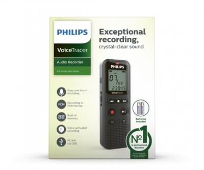 PHILIPS diktafons, 8GB