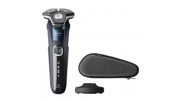 Akcija! PHILIPS Shaver Series 5000, Wet&amp; Dry skuveklis (lādējams), zils