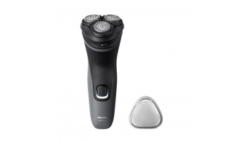 PHILIPS Shaver Series 1000  Elektriskais skuveklis sausai un mitrai skūšanai, pelēks