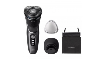 Akcija! Philips Shaver Series 3000, Wet&amp; Dry skuveklis (lādējams), melns