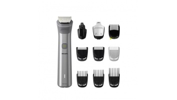 Akcija! PHILIPS Multigroom series 5000 9-in-1 trimmeris sejai, matiem un ķermenim, melns un tērauda