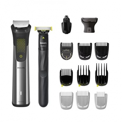 Akcija! PHILIPS Multigroom series 9000 All-in-one trimmeris sejai, matiem un ķermenim, tērauda