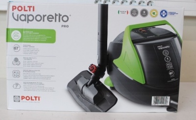 SALE OUT. | Polti | Steam cleaner | PTEU0280 Vaporetto Pro 95_Turbo Flexi | Power 1100 W | Steam pressure 5 bar | Water tank capacity 1.3 L | Black/Green | DAMAGED PACKAGING,SCRATCHED  FLEXIBLE HOSE WITH REMOTE CONTROL ON SIDE , SCRATCHED PARQUET BRUSH ON