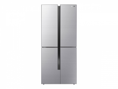 Gorenje NRM8182MX Refrigerator, E, Free standing, Side by Side, Height 182 cm, Net Fridge 278 L, Net Freezer 149 L, Grey