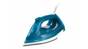 Philips DST3040/70 3000 Series | Steam Iron | 2600 W | Water tank capacity 300 ml | Continuous steam 40 g/min | Steam boost performance 200 g/min | Blue/White