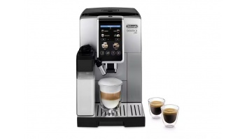 Delonghi | Coffee Maker | Dinamica Plus ECAM380.85.SB | Pump pressure 15 bar | Built-in milk frother | Automatic | 1450 W | Stainless Steel/Black