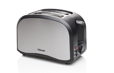 Tristar Toaster | BR-1022 | Power 800 W | Number of slots 2 | Housing material Plastic | Silver