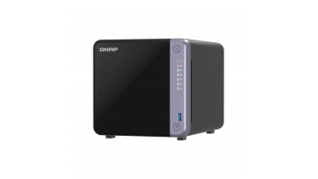 QNAP Cost-effective 4-bay 10GbE NAS | TS-432X-4G | Alpine | AL524 | Processor frequency 2 GHz | 4 GB | DDR4 SODIMM | 90W adapter (12VDC), 100-240VAC