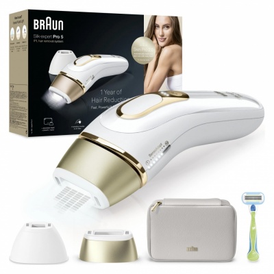 Braun PL5152 Silk-expert Pro 5 Epilator, Gold/White