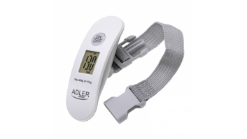 Adler | Travel Luggage Scale | AD 8189 | Maximum weight (capacity) 40 kg | Accuracy 100 g | White