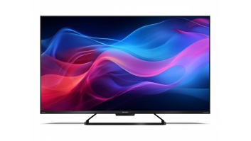 Sharp 43GR8265E 43” (108cm) 4K Ultra HD QLED Smart Google Frameless TV, 144Hz, Dolby Vision IQ, Dolby Atmos, Harman/Kardon