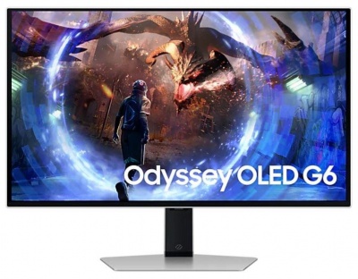 Monitor|SAMSUNG|27"|Gaming|Panel OLED|2560x1440|16:9|0.03 ms|Swivel|Pivot|Height adjustable|Tilt|Colour Silver|LS27DG602SUXEN