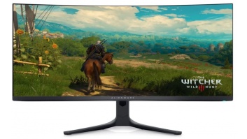 LCD Monitor|DELL|AW3423DWF|34"|Gaming/Curved/21 : 9|3440x1440|21:9|Matte|0.1 ms|Swivel|Height adjustable|Tilt|Colour Black|210-BFRQ