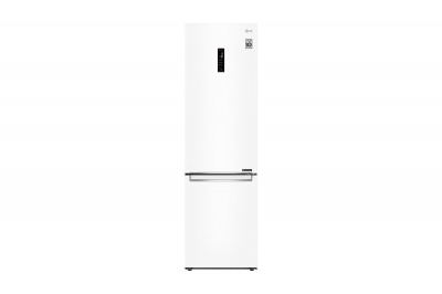 LG Refrigerator GBB72SWDMN Energy efficiency class E Free standing Combi Height 203 cm No Frost system Fridge net capacity 277 L Freezer net capacity 107 L Display 36 dB White