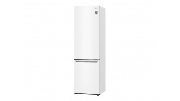 LG | Refrigerator | GBB72SWVGN | Energy efficiency class D | Free standing | Combi | Height 203 cm | No Frost system | Fridge net capacity 233 L | Freezer net capacity 107 L | Display | 35 dB | White