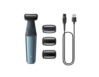 Philips | Hair clipper for body | BG3027/05 | Cordless | Wet & Dry | Number of length steps 3 | Blue/Black