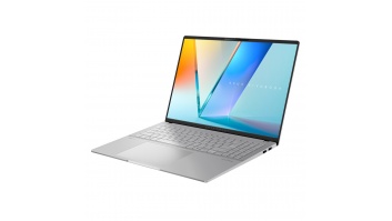 Asus Vivobook S 16 OLED M5606UA-KM005W | Cool Silver | 16 " | OLED | 3.2K | 3200 x 2000 pixels | AMD Ryzen 7 | 8845HS | 16 GB | LPDDR5X | SSD 1000 GB | AMD Radeon Graphics | Windows 11 Home | 802.11ax | Bluetooth version 5.3 | Keyboard language English | 