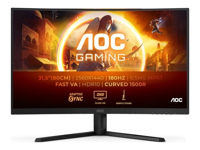 AOC CQ32G4VE 31.5" VA/16:9/2560×1440/300 cdm2/1ms/DP HDMI Audio out