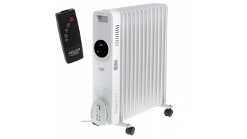 Adler AD 7826 | Oil Filled Radiator | 2500 W | Number of power levels 3 | White