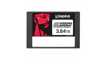 Kingston DC600M | 3840 GB | SSD form factor 2.5" | Solid-state drive interface SATA Rev. 3.0 | Read speed 560 MB/s | Write speed 530 MB/s