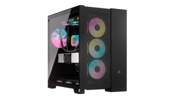 Corsair Dual Chamber PC Case | 66500D AIRFLOW | Black | Mid-Tower | Power supply included No | ATX