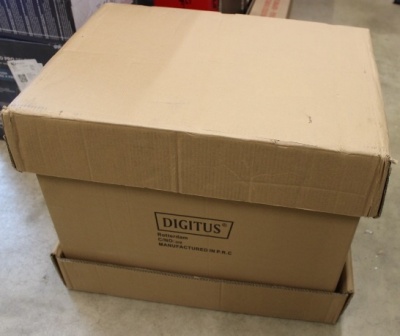 SALE OUT. DIGITUS 9U wall mounting cabinet, Unique 509x600x450 mm, color grey (RAL 7035) | Digitus Wall Mounting Cabinet | DN-19 09-U | DAMAGED PACKAGING, DENT ON TOP | Grey | IP protection class: IP20; Front door: Glass door, single opening; Cabinet type