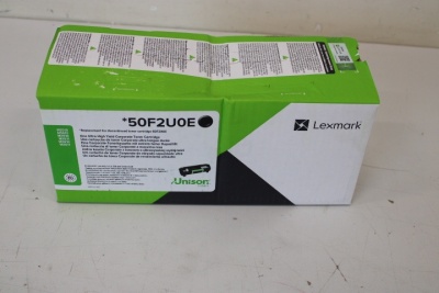 SALE OUT. Lexmark 50F2U0E Cartridge, Black/დაზიანებულია შეფუთვა, DAMAGED PACKAGING | Lexmark 50F2U0E | 502UE Ultra High Yield Corporate Cartridge (20k) | Cartridge | Black | DAMAGED PACKAGING