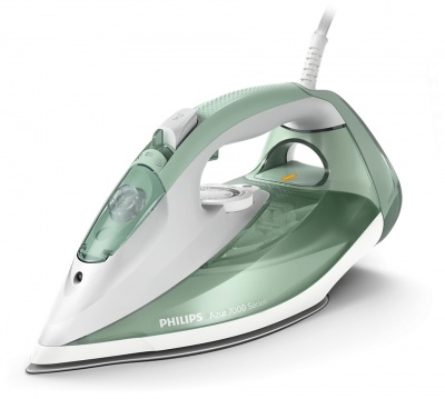 Philips DST7012/70 HV | Steam Iron | 2600 W | Water tank capacity 300 ml | Continuous steam 45 g/min | Steam boost performance 220 g/min | Desert Green/Gray