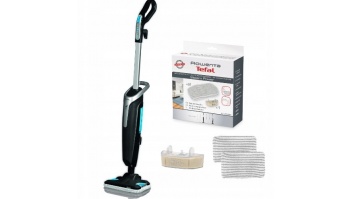 Tefal VP6555RH Steam Power Handstick Mop, 1200 W, Heating time 0,5 min, Black/Light Blue