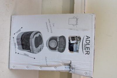 SALE OUT. | Adler | Washing machine | AD 8051 | Energy efficiency class Unspecified | Top loading | Washing capacity 3 kg | Unspecified RPM | Depth 37 cm | Width 38 cm | White/Blue | DAMAGED PACKAGING, SCRATCHED ON SIDE