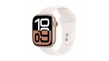 Apple Watch Series 10 GPS 42mm Rose Gold Aluminium Case with Light Blush Sport Band - S/M