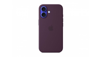 Apple iPhone 16 Silicone Case with MagSafe - Plum