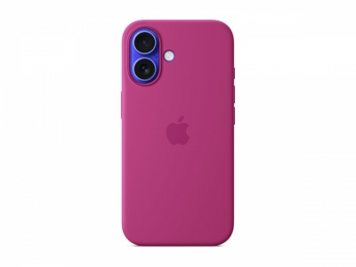 Apple iPhone 16 Silicone Case with MagSafe - Fuchsia