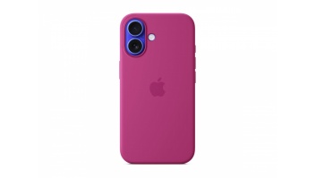 Apple iPhone 16 Silicone Case with MagSafe - Fuchsia