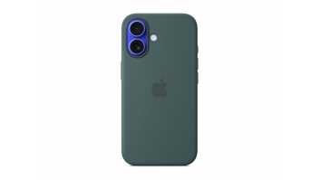 Apple iPhone 16 Silicone Case with MagSafe - Lake Green