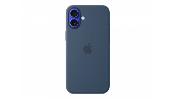 Apple iPhone 16 Plus Silicone Case with MagSafe - Denim