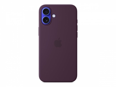 Apple iPhone 16 Plus Silicone Case with MagSafe - Plum