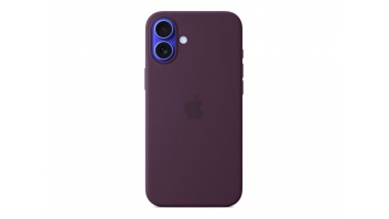 Apple iPhone 16 Plus Silicone Case with MagSafe - Plum