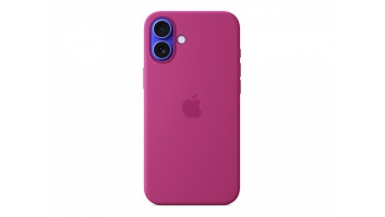 Apple iPhone 16 Plus Silicone Case with MagSafe - Fuchsia