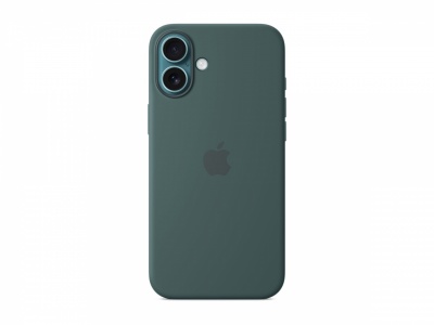 Apple iPhone 16 Plus Silicone Case with MagSafe - Lake Green