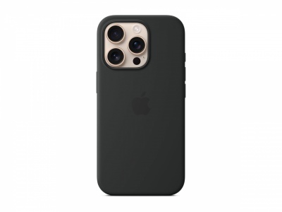 Apple iPhone 16 Pro Silicone Case with MagSafe - Black