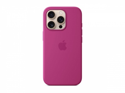 Apple iPhone 16 Pro Silicone Case with MagSafe - Fuchsia